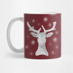 The Snowy Reindeer Mug